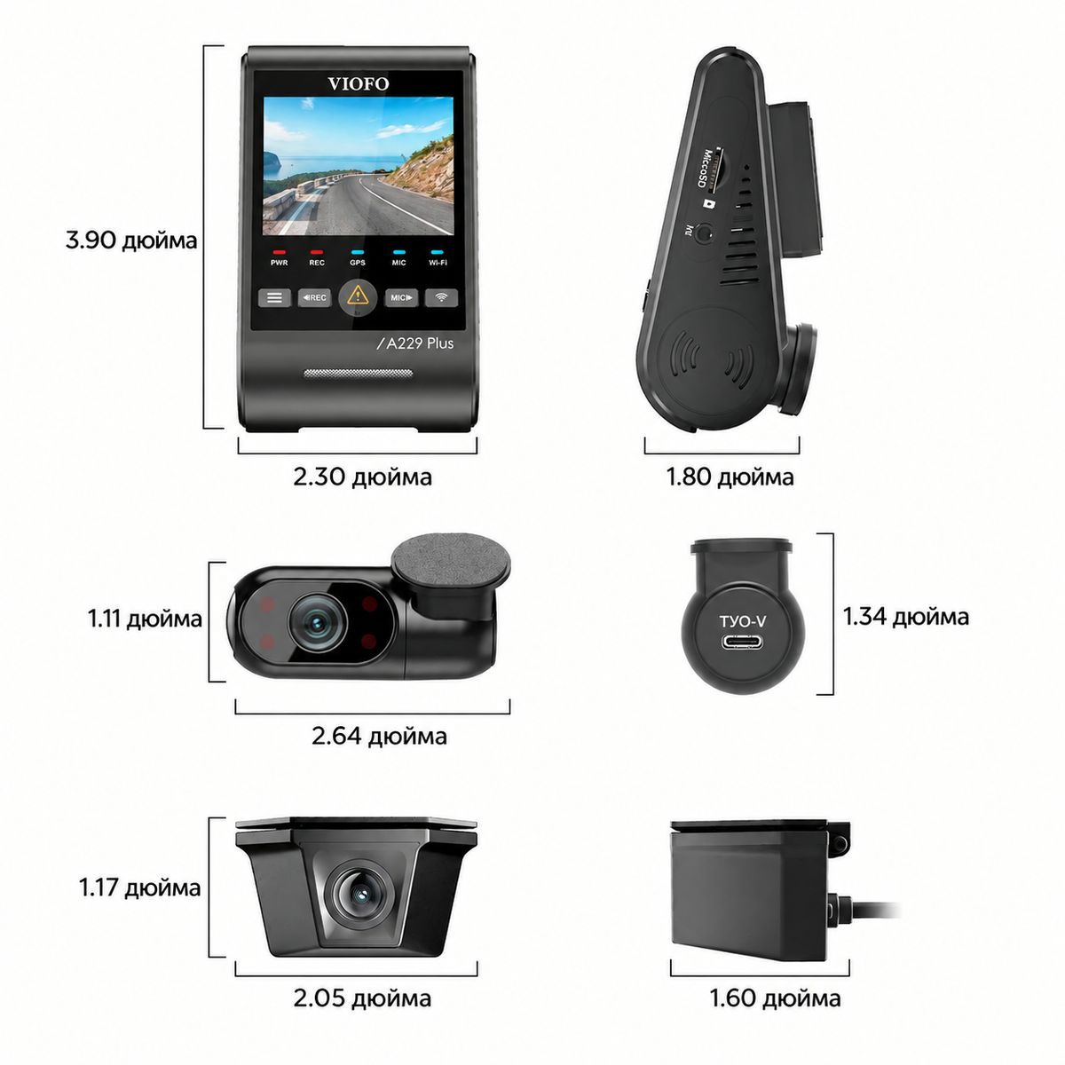 VIOFO A229 Plus-W 3CH, фото 4