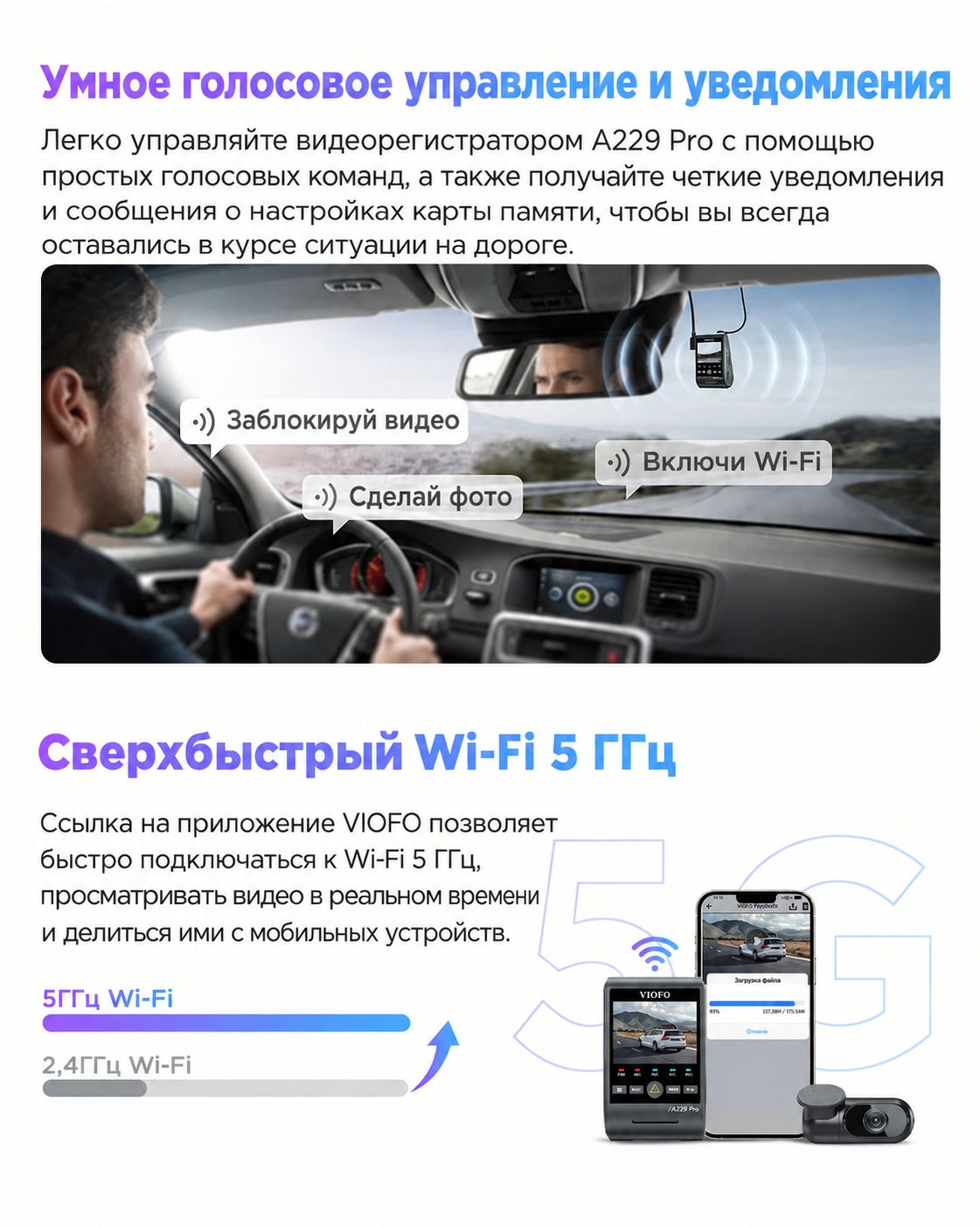 VIOFO A229 Pro 1CH, фото 3