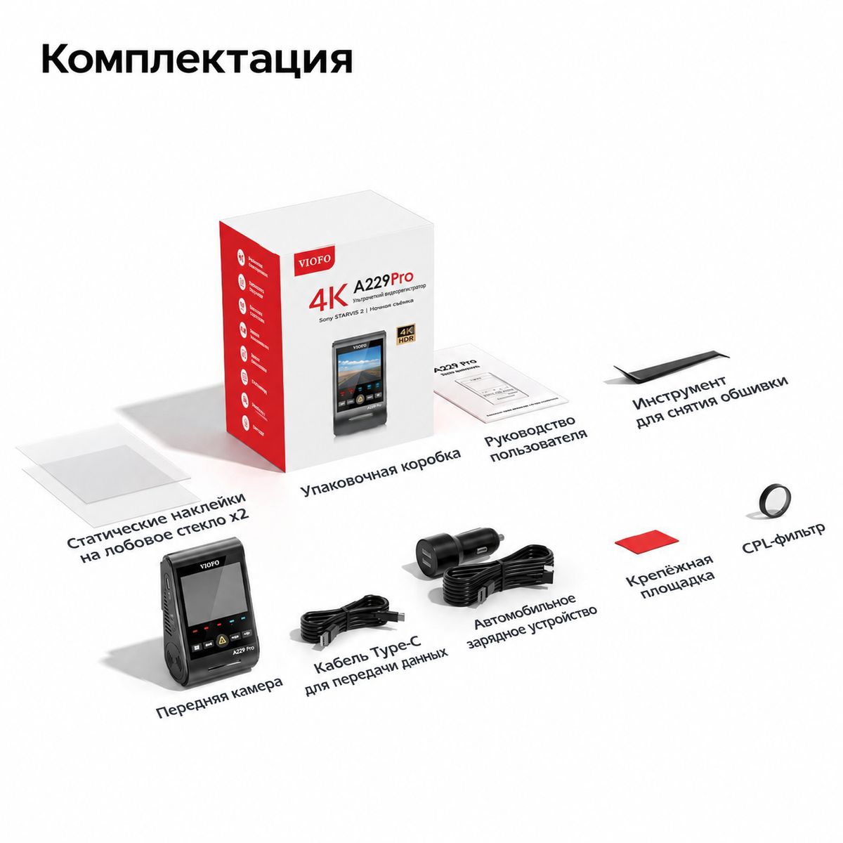 VIOFO A229 Pro 1CH, фото 8