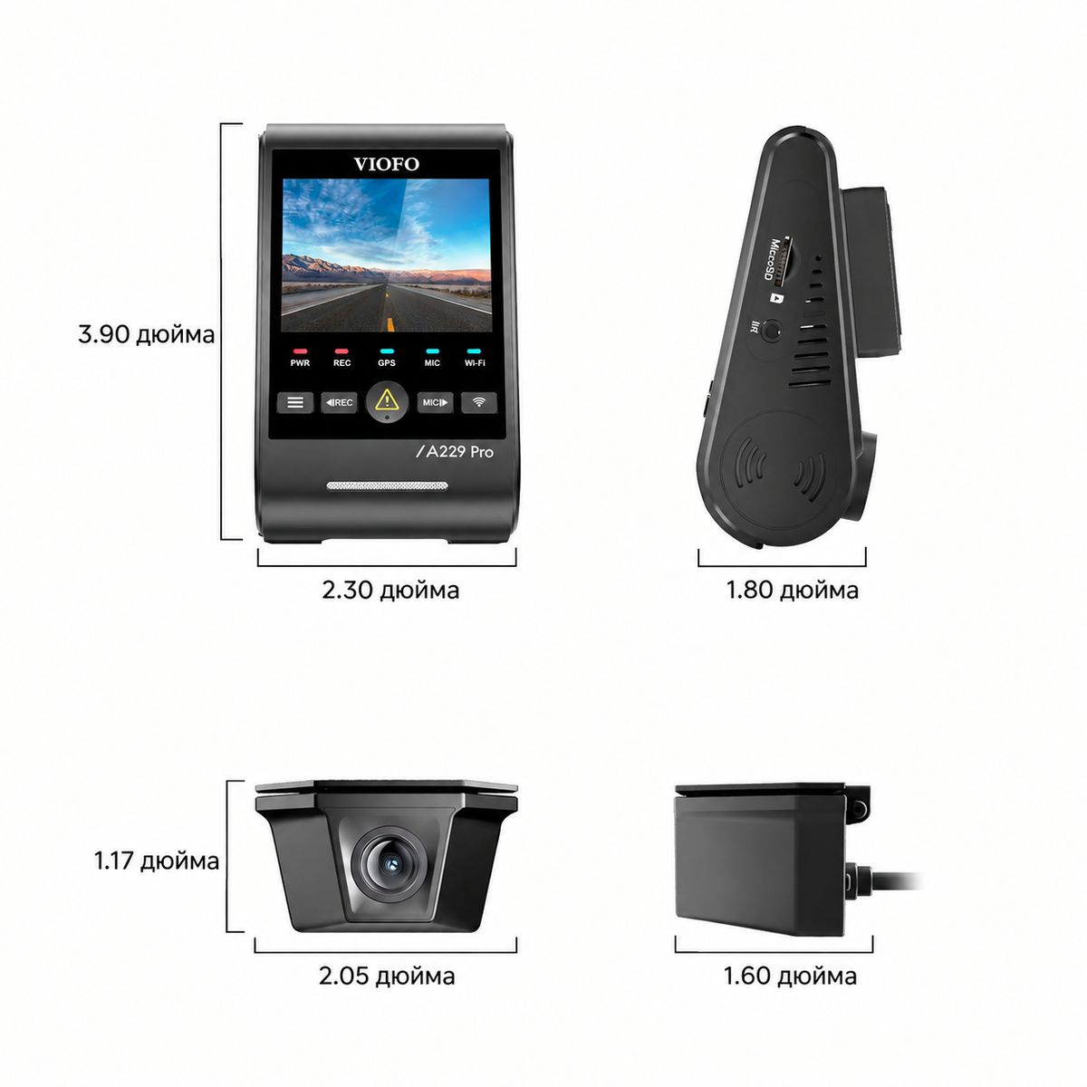VIOFO A229 Pro-W 2CH, фото 4