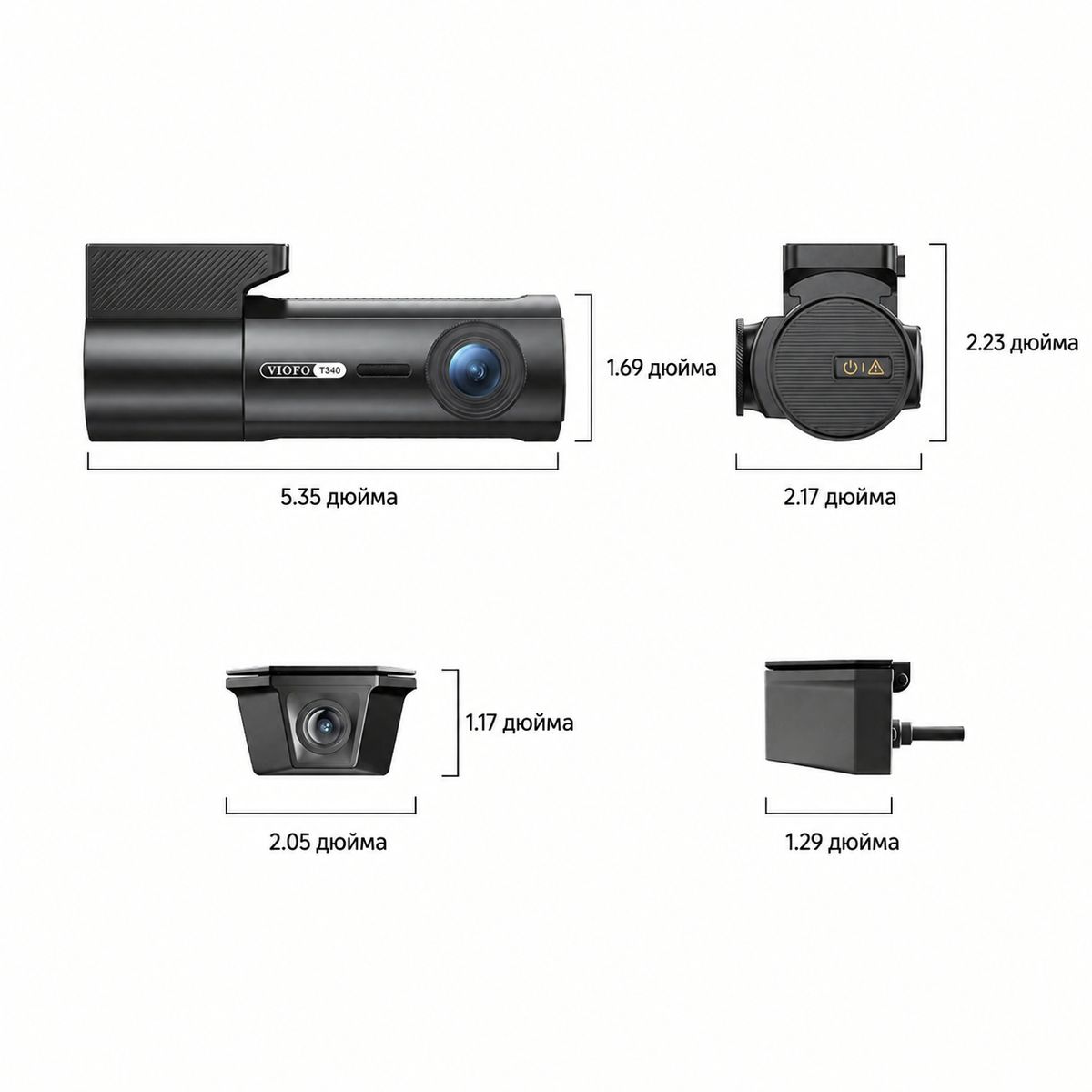 VIOFO T340W 3CH, фото 6